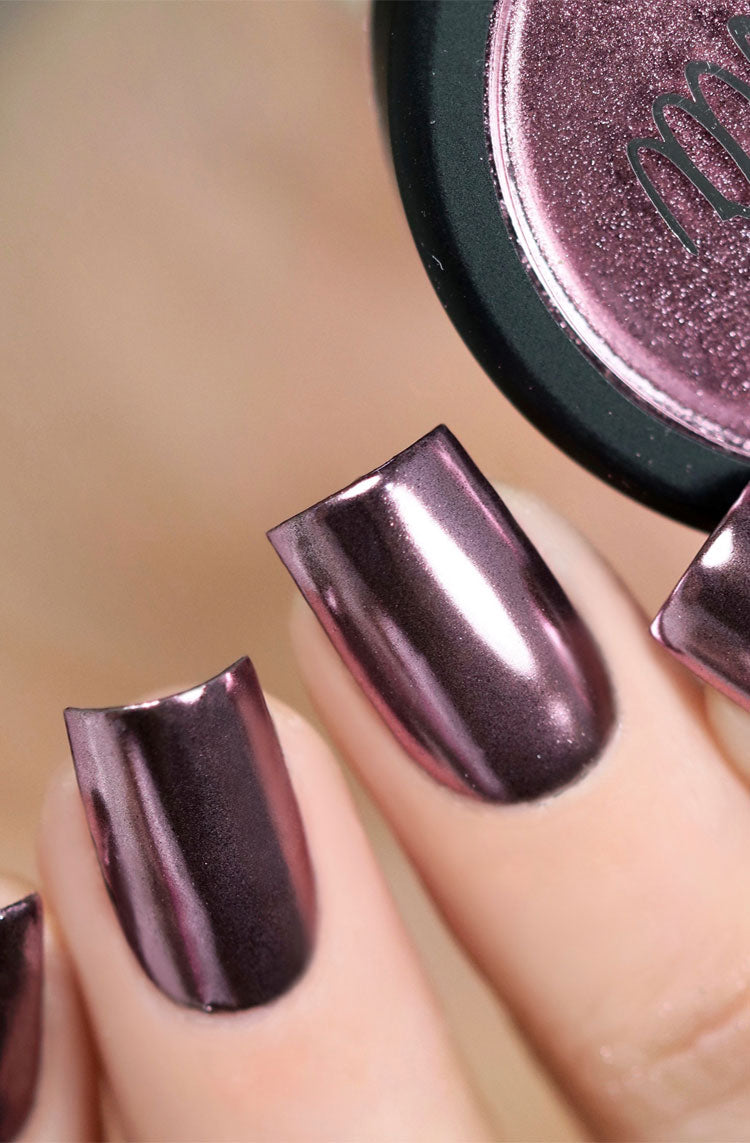 nail polish with silver dress Prom Nails #1: Silver Crescents!